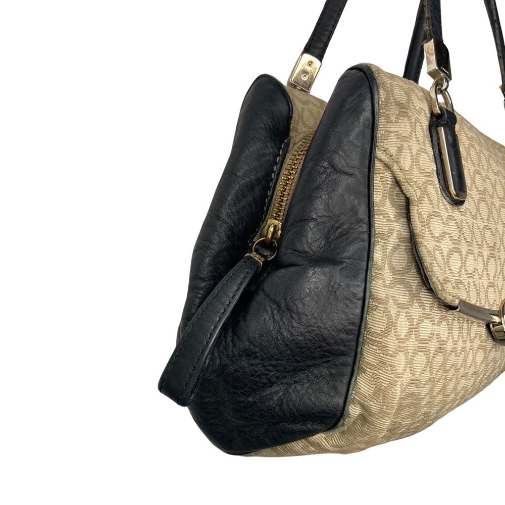 COACH Authentic Vintage Madison Madeline Op Art jacquard bag #25215 - Picture 3 of 13